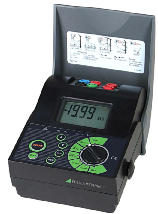 EARTH RESISTANCE MEASURE AND SOIL RESISTIVITY TEST WITH GEOHM 5